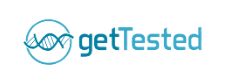 شعار getTested بالفحص الجيني.